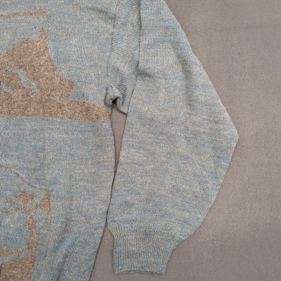 Lorenzo Ferri Wool Blend Bagpiper Sweater Gray Brown Size Medium - Picture 2 of 14